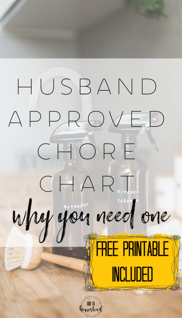 Husband Chore Chart