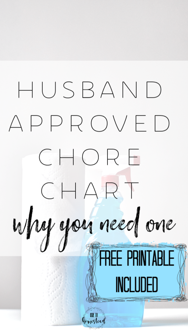Husband Chore Chart